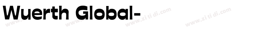 Wuerth Global字体转换